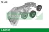 LUCAS ENGINE DRIVE LA0339 Tensioner Pulley, v-ribbed belt